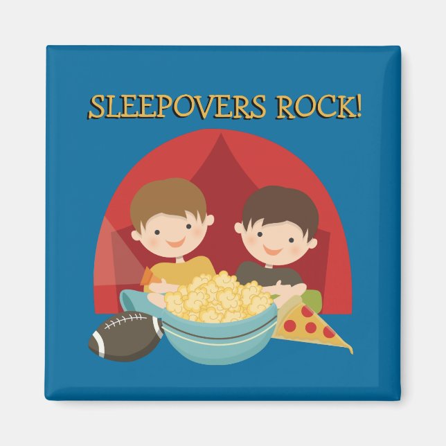 Imán Roca de los Sleepovers (Frente)
