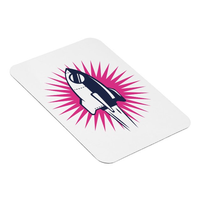 Imán Roca espacial retro (Lado Derecho)