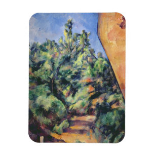 Imán Roca roja de Paul Cezanne el  , c.1895 (aceite en