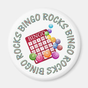 Imán rocas bingo