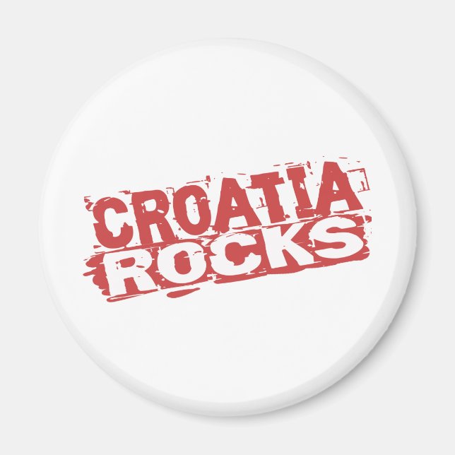Imán Rocas de Croacia (Frente)