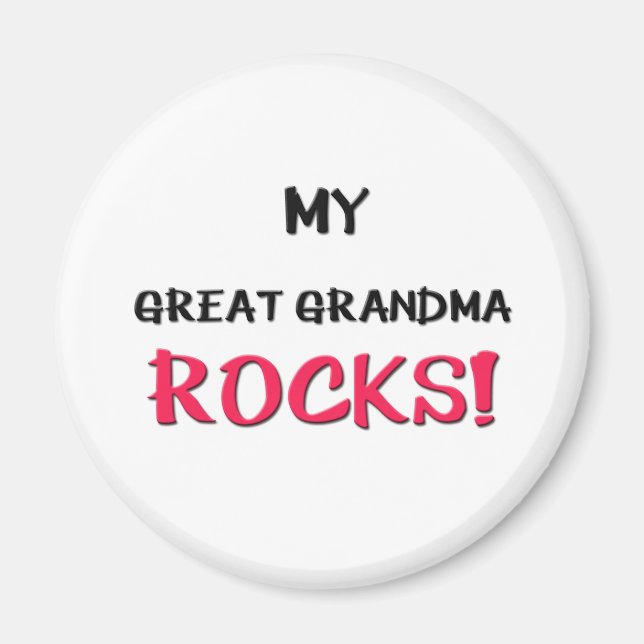 Imán Rocas de mi abuela grande (Frente)
