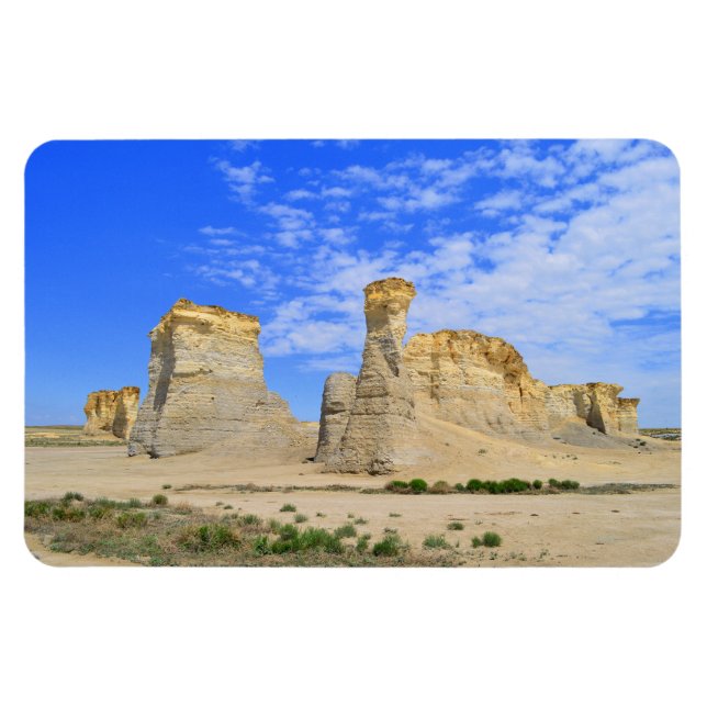 Imán Rocas de monumento en Kansas (Horizontal)