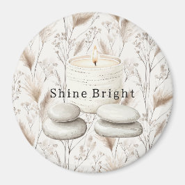Imán Rocas de velas de playa Serenity