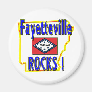 Imán ¡Rocas Fayetteville! (azul)