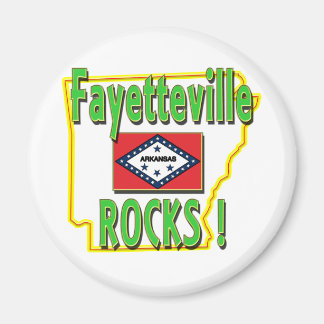 Imán ¡Rocas Fayetteville! (verde)