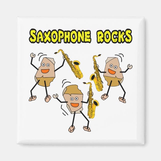 Imán Rocas saxofónicas (Frente)
