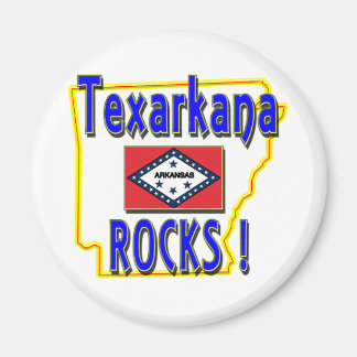 Imán ¡Rocas Texarkana! (azul)