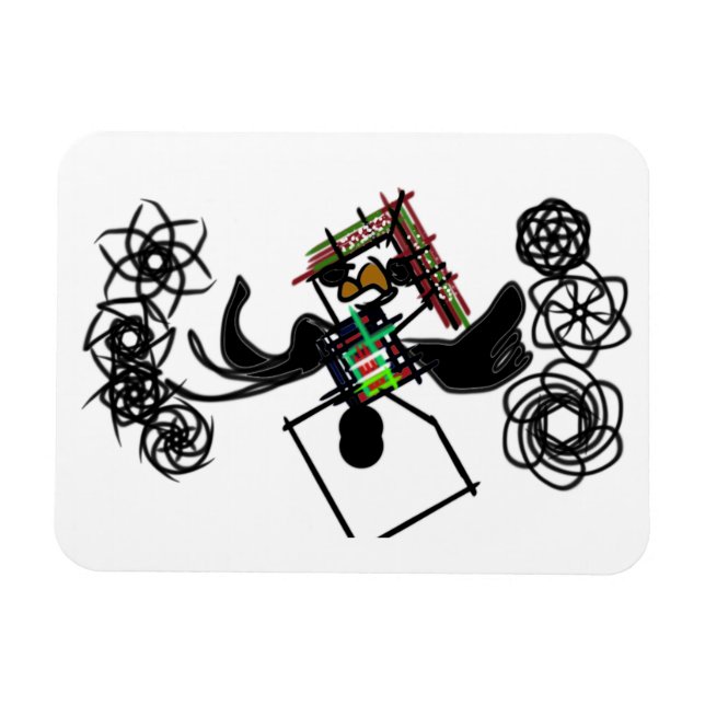 Imán Rock alrededor de la nieve (Horizontal)