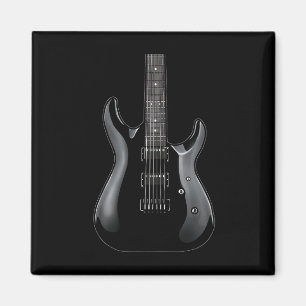 Imán Rock Banda Y Guitarra Roll Para Hombres Banda Tee 