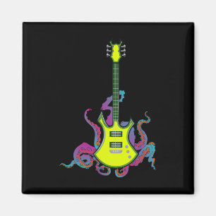 Imán Rock Banda Y Guitarra Roll Para Hombres Banda Tee