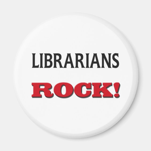 Imán Rock bibliotecario (Frente)