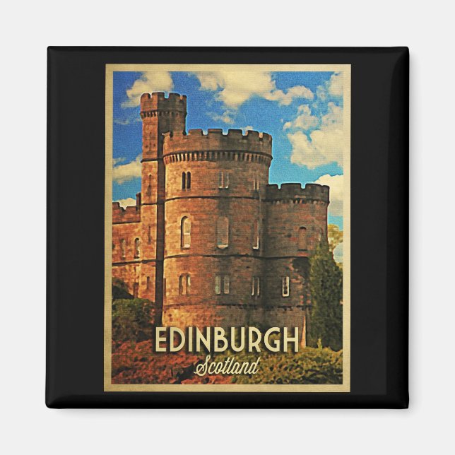 Imán Rock Castle Edinburgh (Frente)