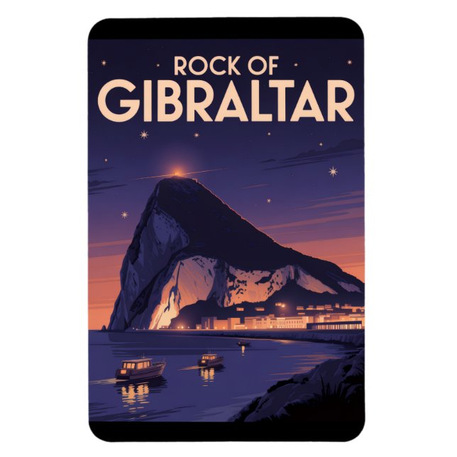 Imán Rock de Gibraltar (Vertical)