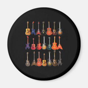 Imán Rock De Guitarra Y Roll Instrumentos Musicales Reg