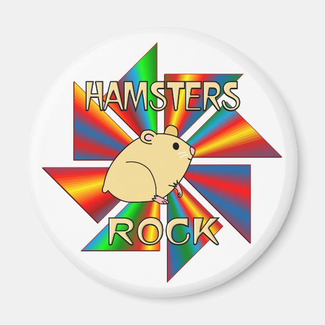 Imán Rock de Hamsters (Frente)