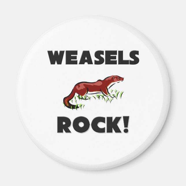 Imán Rock de las Weasels (Frente)
