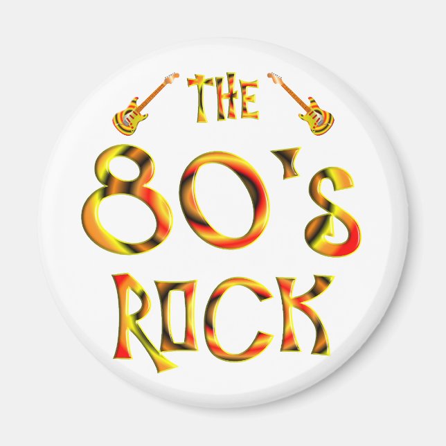 Imán Rock de los 80 (Frente)