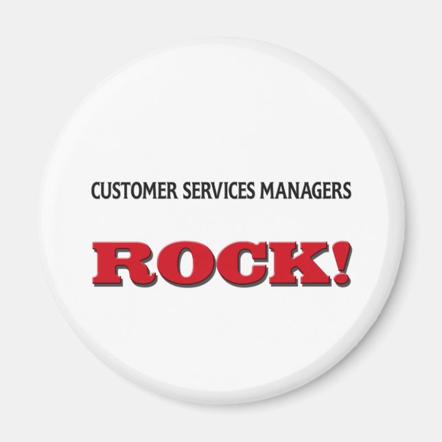Imán Rock de los administradores de servicios al client (Frente)