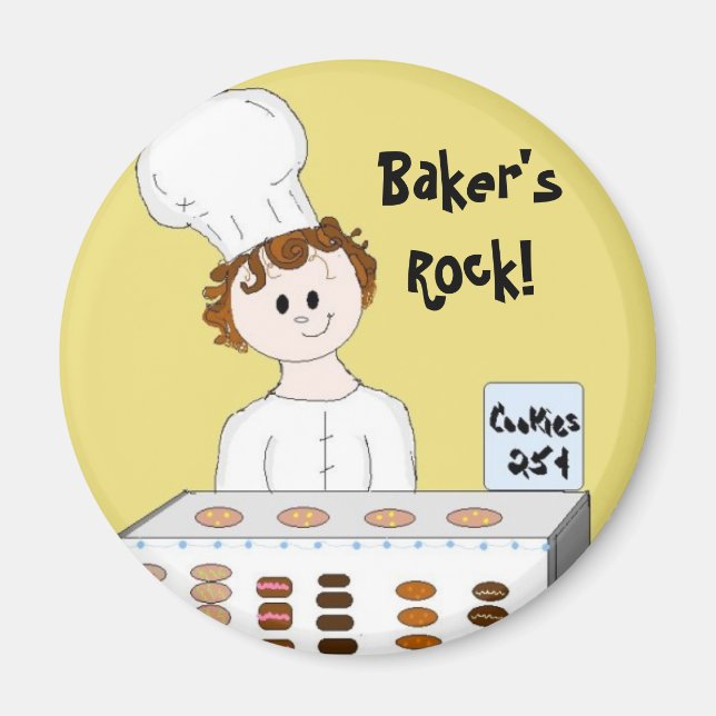 Imán Rock de los Bakers (Frente)
