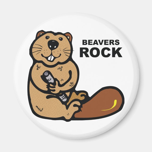 Imán Rock de los Beavers (Frente)
