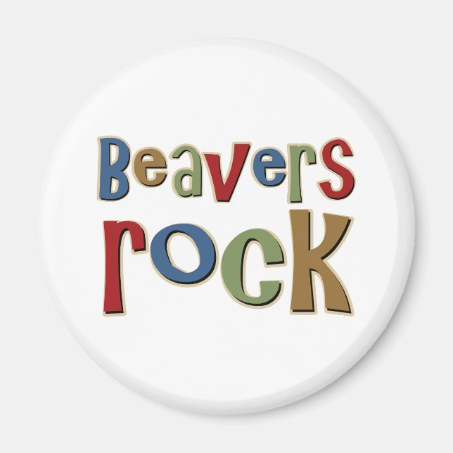Imán Rock de los Beavers (Frente)