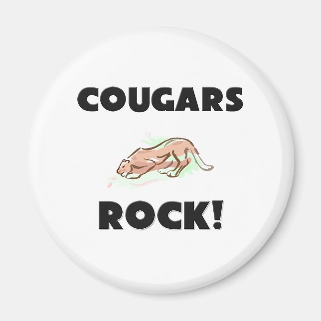Imán Rock de los Cougars (Frente)