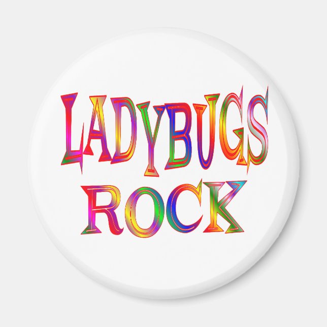 Imán Rock de los Ladybugs (Frente)