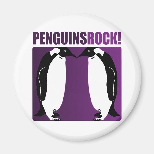 Imán ¡Rock de los pingüinos! (Frente)