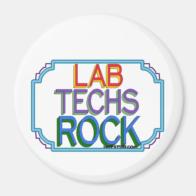 Imán Rock de los técnicos de laboratorio (Frente)
