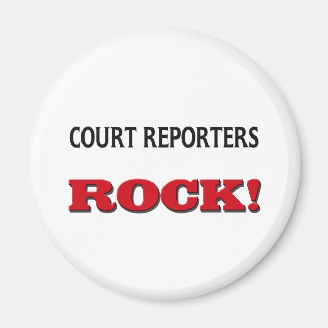Imán Rock de periodistas de tribunales (Frente)