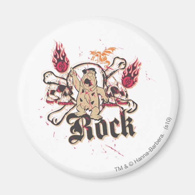 Imán Rock Fred Flintstone (Frente)