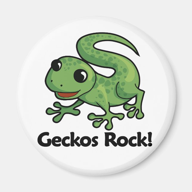 Imán ¡Rock Geckos! (Frente)