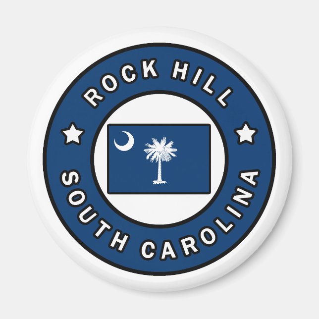 Imán Rock Hill Carolina del Sur (Frente)