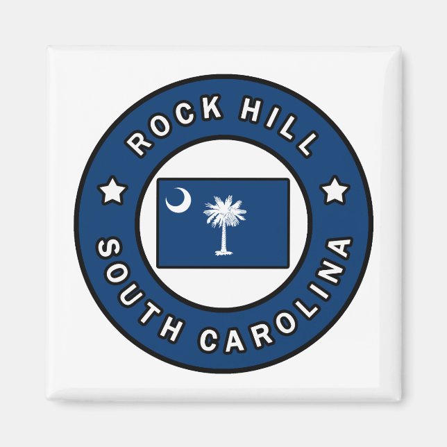 Imán Rock Hill South Carolina (Frente)