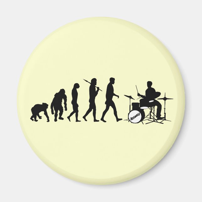 Imán Rock Music Drummer y Jazz Dubstep Drums (Frente)