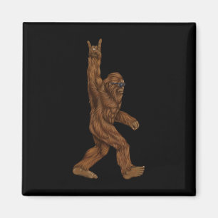 Imán Rock On Bigfoot Sasquatch Ama Rock And Roll Sung