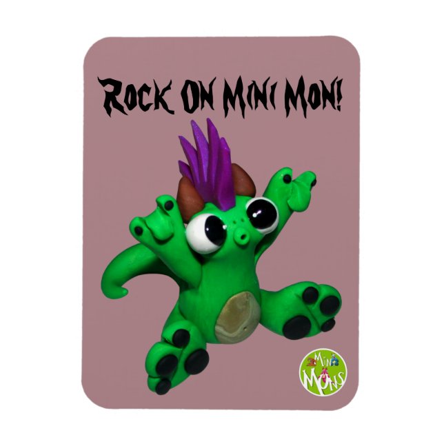 Imán Rock On Mini Mon Magnet (Vertical)