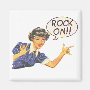 Imán Rock On Vintage