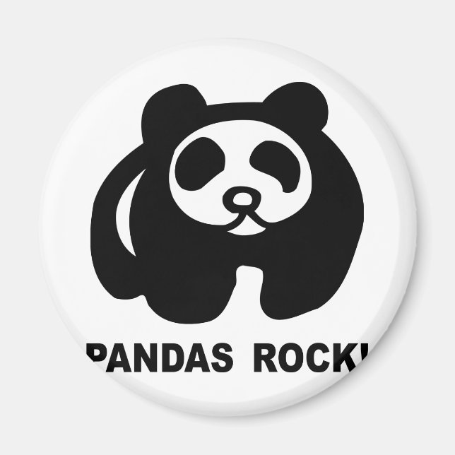 Imán Rock Pandas (Frente)