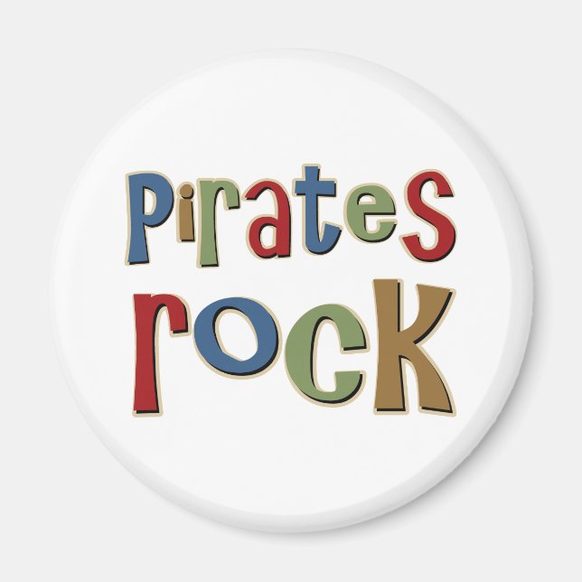 Imán Rock pirata (Frente)