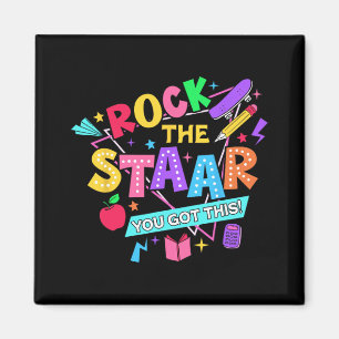 Imán Rock The Test You Got This Test Day Teachers Stude