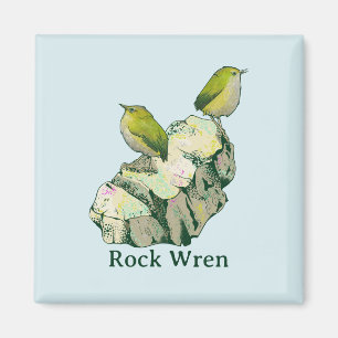 Imán Rock Wren birds Nueva Zelanda