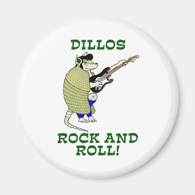 Imán Rock y Rollo Dillos (Frente)