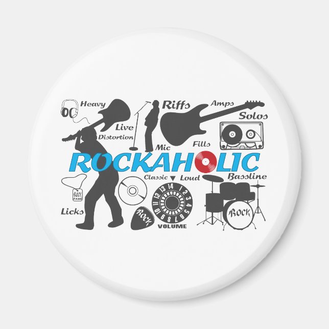 Imán Rockaholic (Frente)