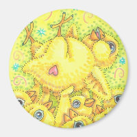 ROCKER CHICK MOSH PIT MAGNET Round *Personalizar