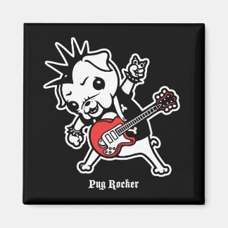Imán Rockero Pug