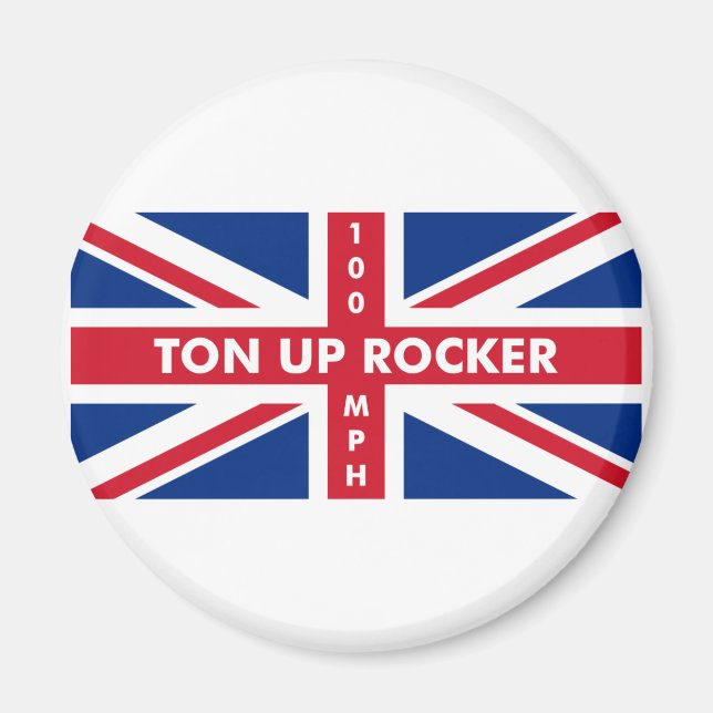 Imán Rockero Ton Up (Frente)