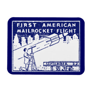 Imán Rocket Mail de Estados Unidos 1935