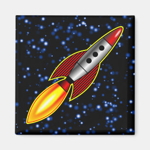 Imán Rocket retro